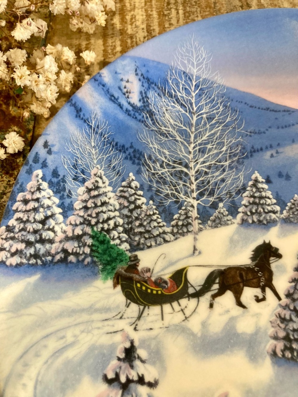 1991 “I’ll be Home for Christmas” WL George Decorative Plate - Picture 4 of 10